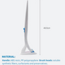 Disposable & Biodegradable Toilet Brush With Cleaning Fluid ,Toilet Cleaning System - MekMart