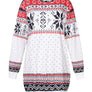Women's Oversized Long Sleeve Hooded Pockets Pullover Hoodie Dress Tunic Sweatshirt