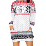 Women's Oversized Long Sleeve Hooded Pockets Pullover Hoodie Dress Tunic Sweatshirt
