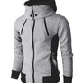Men's winter outdoor windproof hooded thick casual jacket sweater