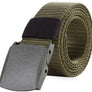 Military hikers equipped with heavy duty nylon frosted webbing with quick release tactical belt