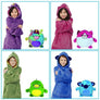 Cute Warm Comfy Oversized Pet Hoodie For Kids - MekMart