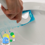 Disposable & Biodegradable Toilet Brush With Cleaning Fluid ,Toilet Cleaning System - MekMart