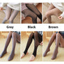 Flawless Legs Fake Translucent Warm Fleece Pantyhose - MekMart
