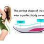 2020 autumn and winter new leather surface increased thick sole leisure travel running women's shoes
