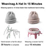 Smart Knitting Board Rotating Double Knit Loom Machine for Adults and Kids