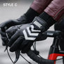 Winter men's touch screen plush gloves - MekMart