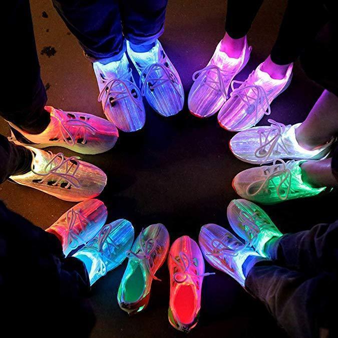 LUMINOUS FIBER OPTIC SHOES