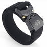 Military hikers equipped with heavy duty nylon frosted webbing with quick release tactical belt