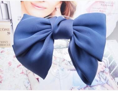 Beautiful Girls' Silk Bow Barrette Hair Clips - MekMart