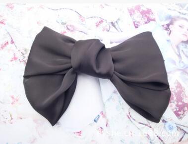 Beautiful Girls' Silk Bow Barrette Hair Clips - MekMart