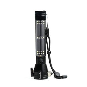 Multi Function USB Solar Rechargeable LED Flashlight - MekMart