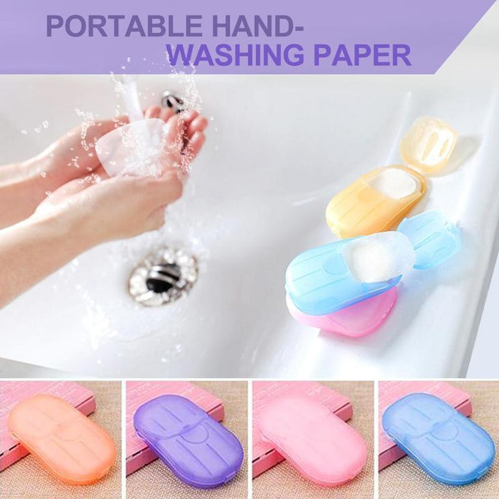 Portable Hand-Washing Paper 5 boxes（100PCS）