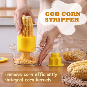 Cob Corn Stripper With Built-In Measuring Cup And Grater - MekMart