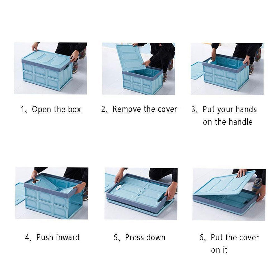 Collapsible Plastic Storage Box - MekMart