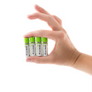 USB Rechargeable AA Battery 1450mAh/PC  2PCs Per Pack - MekMart