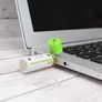 USB Rechargeable AA Battery 1450mAh/PC  2PCs Per Pack - MekMart