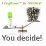 USB Rechargeable AA Battery 1450mAh/PC  2PCs Per Pack - MekMart