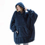 Oversized Microfiber & Sherpa Wearable Blanket