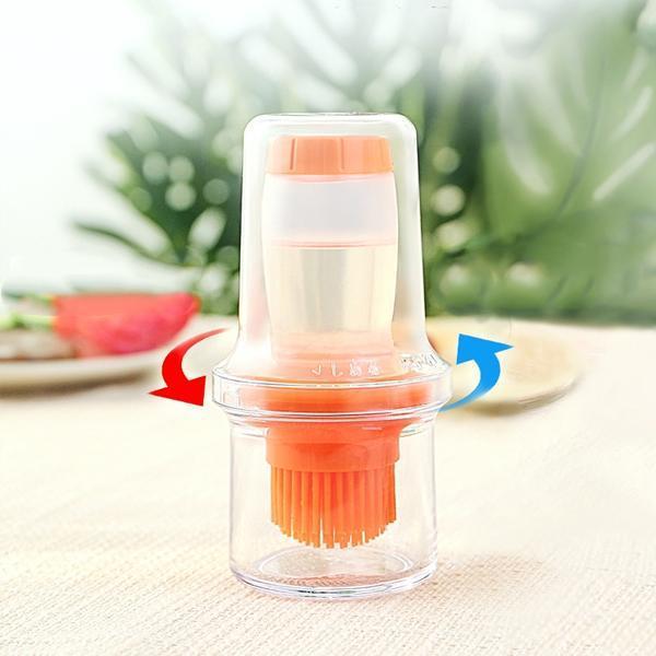 One-Push Silicone Cooking Oil Brush - MekMart