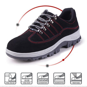 Cast-iron Steel Toe Work Shoes - MekMart