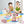 Rolling the monkey & pig balance toy - MekMart