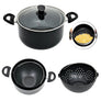Cooking pot with built-in sieve - best helper for the kitchen - MekMart