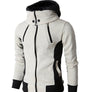 Men's winter outdoor windproof hooded thick casual jacket sweater