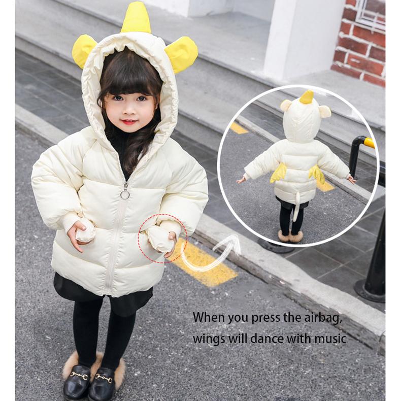 Unicorn Girl Coats For 3-8 Years Old - MekMart