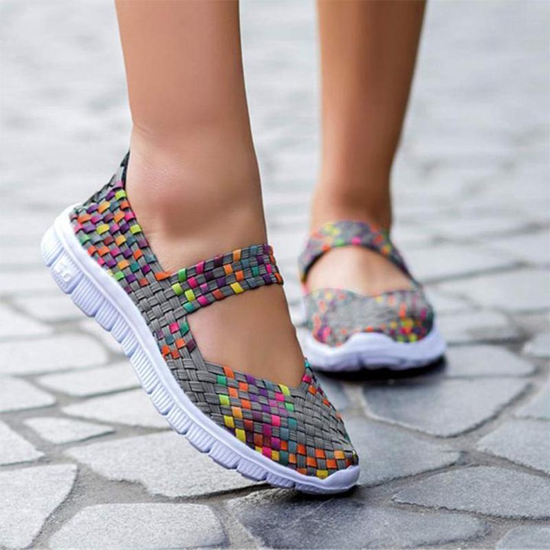 2020 Hand-woven Breathable Women Shoes