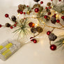 Natural Pinecone Xmas Tree Decor Light String for Holiday Ornament Decoration - MekMart