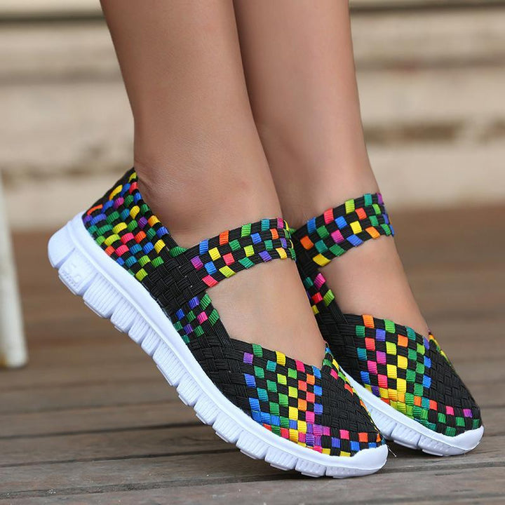 Hand-woven Breathable Women Shoes