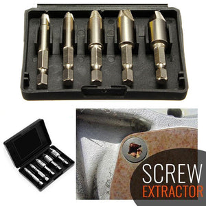 Damaged Screw Extractor，Set of 5 - MekMart