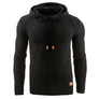 Men's oversized jacquard long-sleeved hooded sports sweatshirt jacket