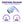 Electric Handheld Body Massager,With 5 Headers - MekMart