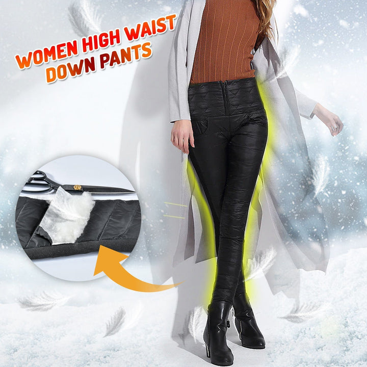 Women High Waist Down Pants - MekMart