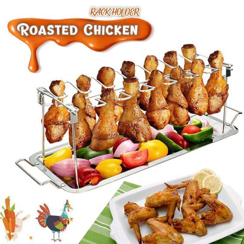 Roasted Chicken Rack Holder - MekMart