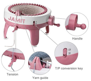 Smart Knitting  Board Rotating Double Knit Loom Machine for Adults and Kids