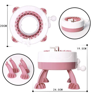 Smart Knitting  Board Rotating Double Knit Loom Machine for Adults and Kids