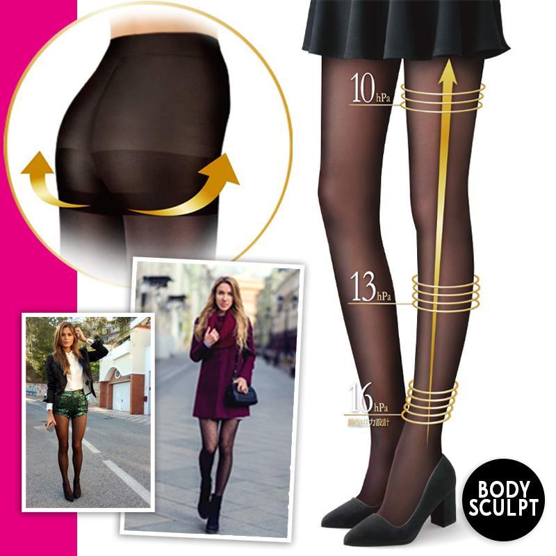 Flawless Legs Fake Translucent Warm Fleece Pantyhose - MekMart