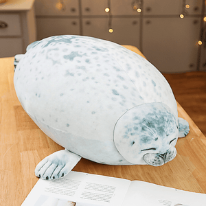 Fluffy Plush Seal Pillow - MekMart