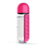 Plastic Water Bottle With Daily Pill Box - MekMart