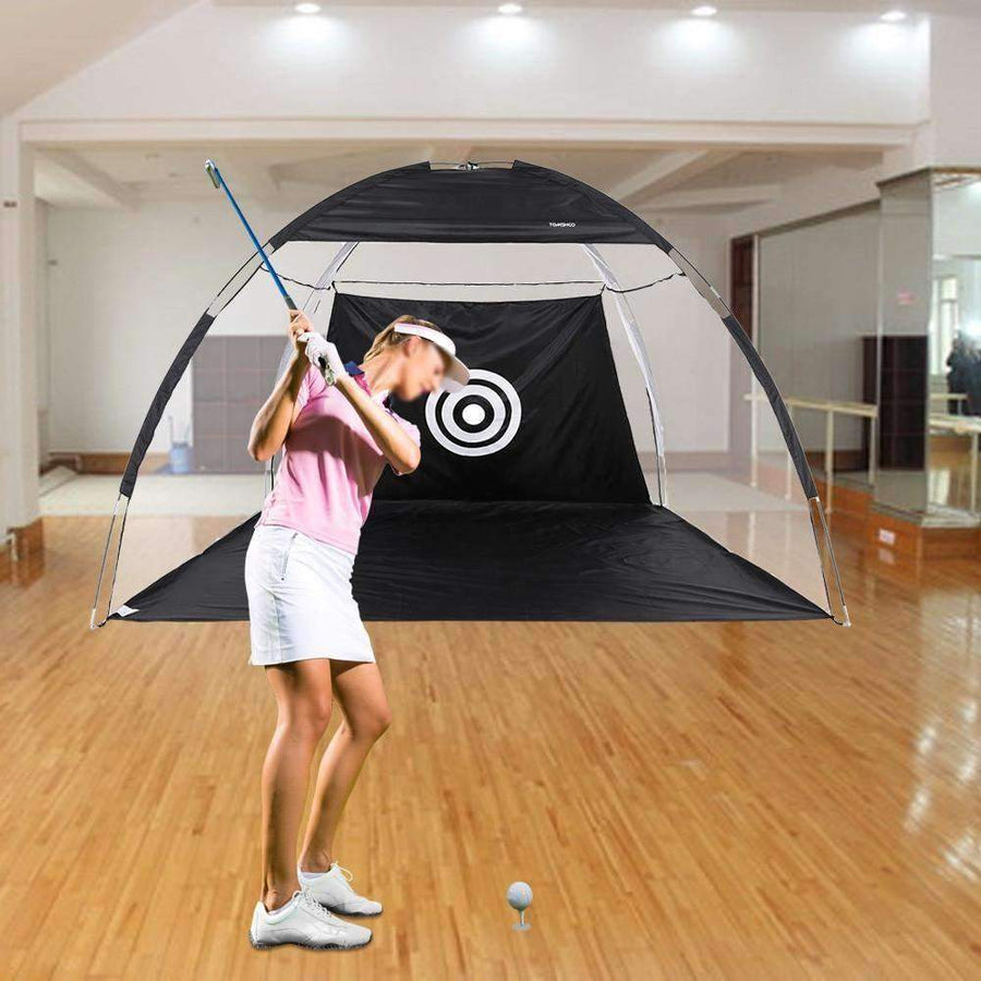 10' XXL Golf Practice Net & Swing Cage + Free Carrying Bag:Hobbies Unleashed