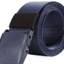 Military hikers equipped with heavy duty nylon frosted webbing with quick release tactical belt