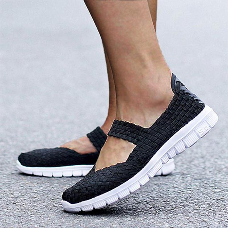 2020 Hand-woven Breathable Women Shoes