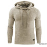 Men's oversized jacquard long-sleeved hooded sports sweatshirt jacket