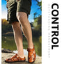 Men's Leather Roman Sandals Slippers