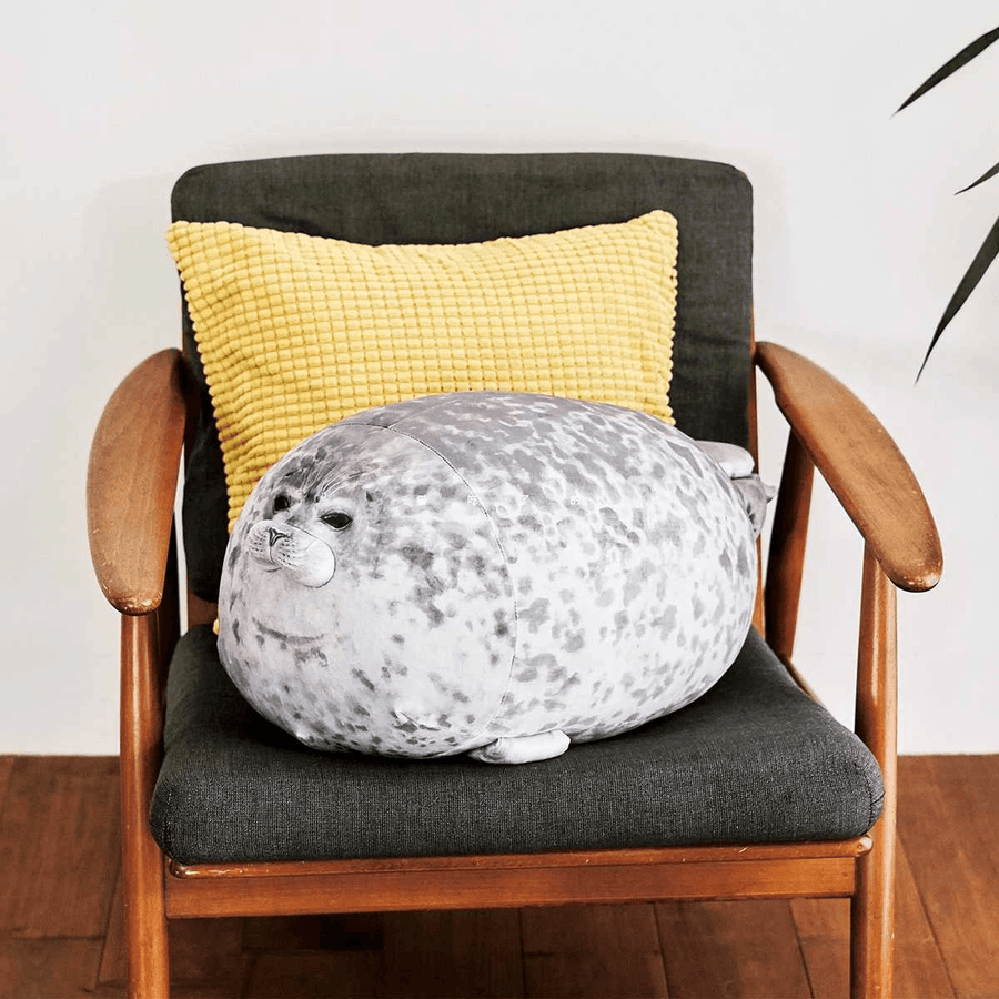 Fluffy Plush Seal Pillow - MekMart